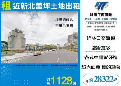 近新北萬坪土地出租,桃園市龜山區農地出租