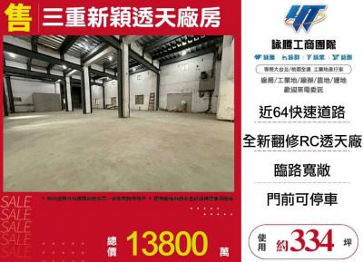 三重新穎透天廠房 | 新北市三重區廠房