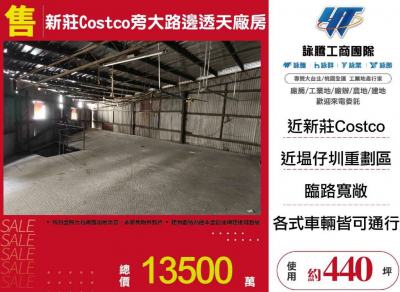 新莊Costco旁大路邊透天廠房 | 新北市新莊區廠房