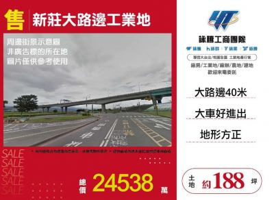 新莊大路邊工業地 | 新北市新莊區工業用地