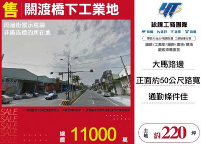 關渡橋下工業地 | 新北市八里區工業用地