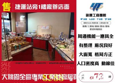 捷運站旁1樓廠辦店面 | 新北市三重區廠辦